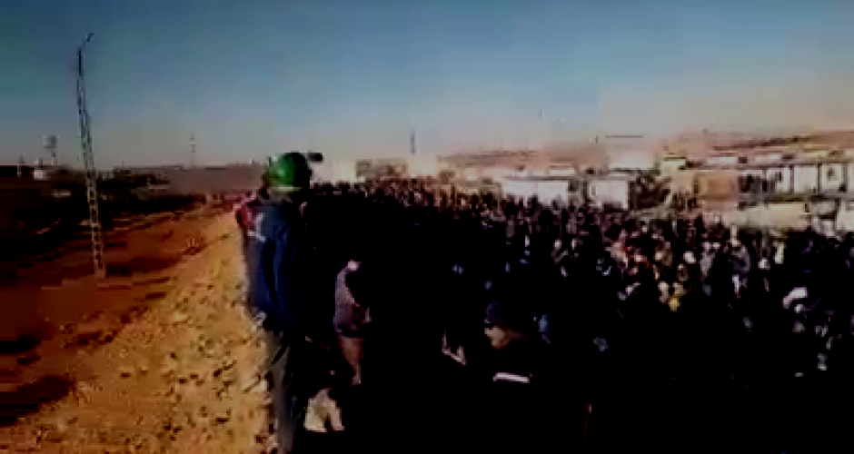 Ölarbeiterprotest in Algerien