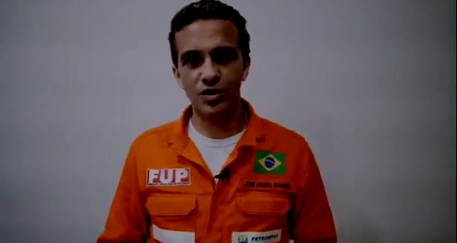 José Maria Rangol FUP Gewerkschaft der Ölarbeiter Brasilien
