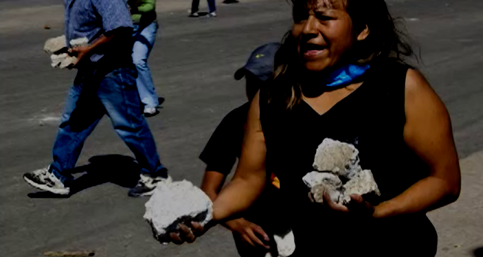 Oaxaca street riots 2006