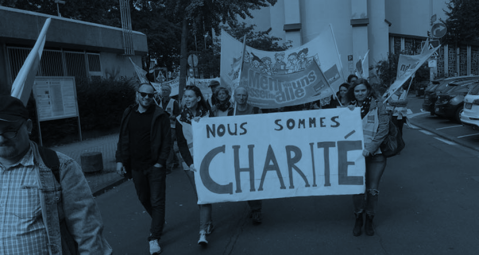 Wir sind Charité Pflegedemonstration Mainz September 2016