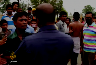 Auseinandersetzung zwischen streikenden Textilarbeitern und Polizei in Bagladesh
