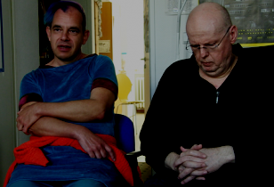 Detlef Georgia und Achim Schill